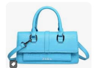 Zara Blue Hang Bag